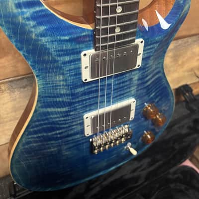 PRS DGT Moons Faded Blue Jean w/case image 5