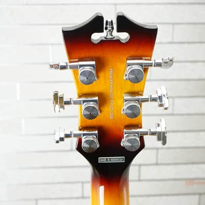 D'Angelico Premier Mini DC with Pau Ferro Fretboard - Dark Iced Tea Burst image 15