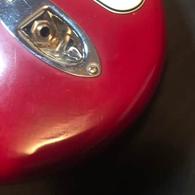 Fender Highway One Stratocaster with Rosewood Fretboard 2007 Midnight Wine Transparent image 9