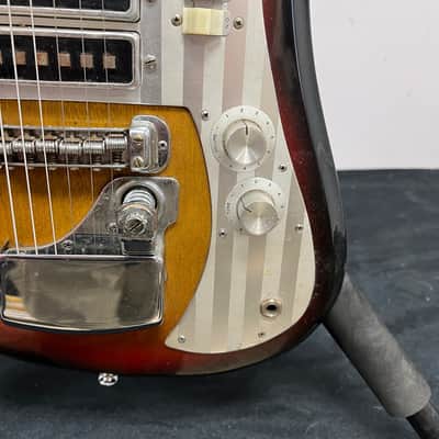 Vintage Silvertone Model 759 1437 Teisco 1960's Sunburst Electric Guitar Made in Japan Guitar image 10