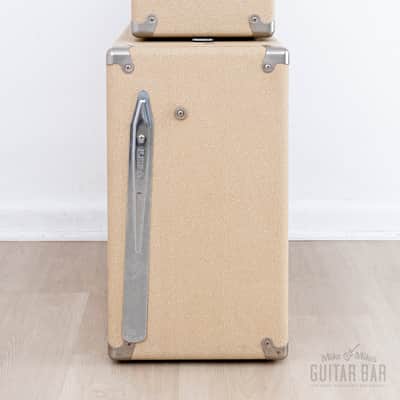 1962 Fender Bandmaster Vintage Pre-CBS Tube Amp Blonde w/ 2x12 Cab, Oxford 12L6, Victoria Covers image 5