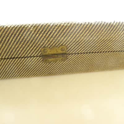 1940's lap steel hard case, Lucite handle, blue interior, EXCELLENT Condition- Magnatone image 10