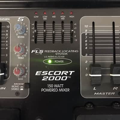 Peavey Escort 2000 Portable PA System w/ Mixer & Speakers Tested & Working! image 4