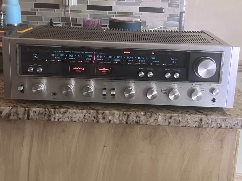 Vintage Kenwood KR-6600 Stereo Am/Fm Tuner Amplifier - Serviced-Tested-Nice image 1