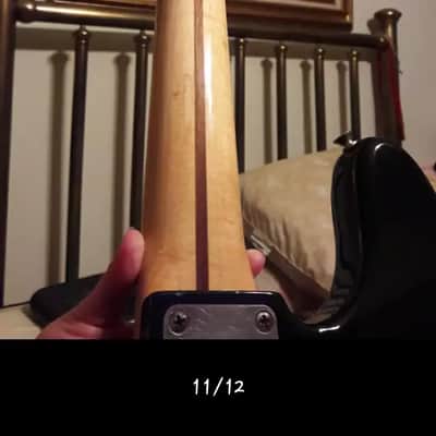 Original Fender Precision 1953 Black on Black image 6