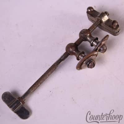 Ludwig Snare Drum 2-Point-Eyelet Strainer Nickel Vintage 20s Marching/Parade USA image 2