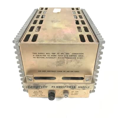 Vintage Langevin PS 225A Power Supply for Recording Console Electrodyne, Quad 8, API, MCI 1970's image 1