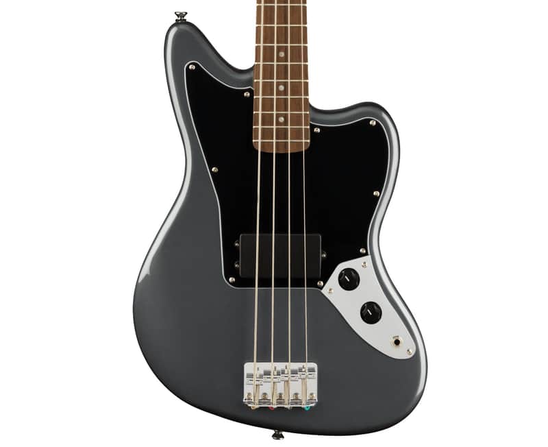 Fender Squier Affinity Series Jaguar Bass in Charcoal Frost Metallic image 1