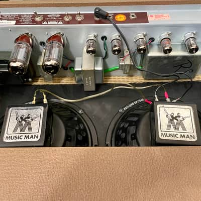 Fender '63 Vibroverb Reissue 40-Watt 2x10" Guitar Combo 1990 - 1995 - Brown Tolex image 16