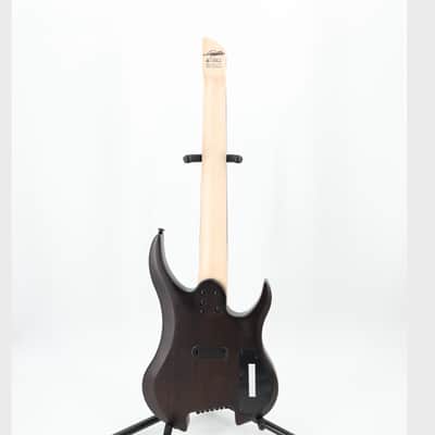 Legator Ghost G7FSSL Left-Handed 7-String Headless Multiscale Guitar - Satin FM Black image 4