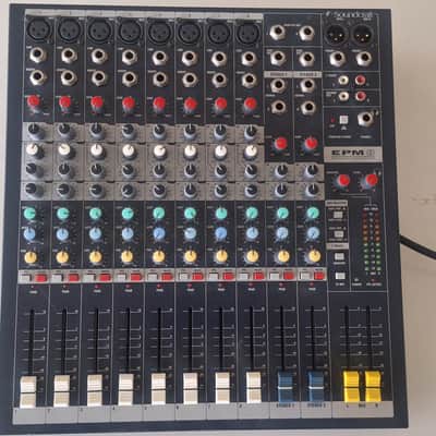 Soundcraft EPM-8 Multi-Format 8-Channel Mixer 2010s - Blue image 1