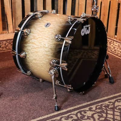 DW Collector's Candy Black Burst Over Quilted Maple Drum Set - SO#1134317 image 8