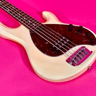 Ernie Ball Music Man Stingray 5 Limited Edition 2005 - Vintage Creme/Ivory image 6