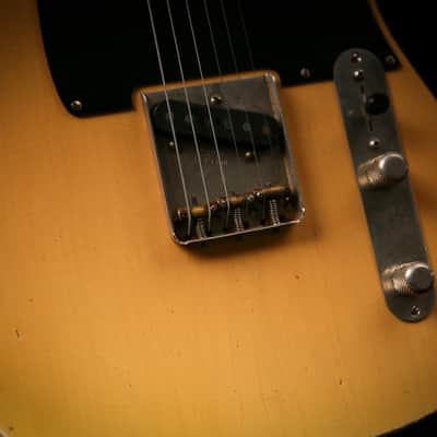 LsL Instruments T-Bone 52 "Cice" Relic 100th Guitar Made Butterscotch Blonde image 3