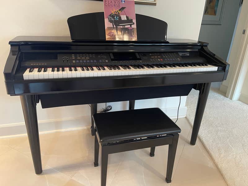 Yamaha Clavinova 電子ピアノ　CVP-109 Yamaha CVP-109 Clavinova 88-Key Digital Piano 2010s Black | Reverb