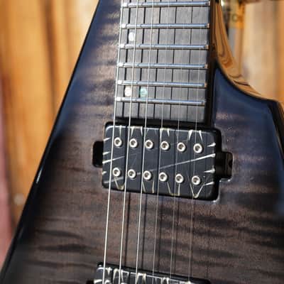 ESP USA V-IIFR | #1 of 10 Made Total | 2026 NAMM Display | See Thru Black Sunburst w/ Case image 10