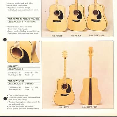 Ibanez Concord 670 12-string 1976 Maple image 18