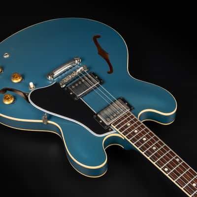 2023 Gibson Custom Shop '59 ES-335 Dot Reissue - Pelham Blue VOS | USA Vintage 1959 Semi-Hollow Custombucker AlNiCo III Unpotted Humbucker 3.39kg | CoA OHSC image 8