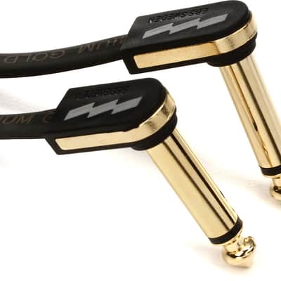 Truetone CSBRAC Mounting Bracket for 1 SPOT Pro (pair) Bundle with EBS PG-10 Premium Gold Flat Patch Cable - Right Angle to Right Angle - 3.94 inch image 3