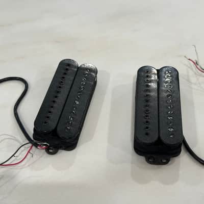 Carvin / Kiesel 7 string humbucker set 90s pickup Black image 3