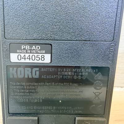 Korg Pitchblack Advance PB-AD Chromatic Pedal Tuner True Bypass Guitar Bass image 7