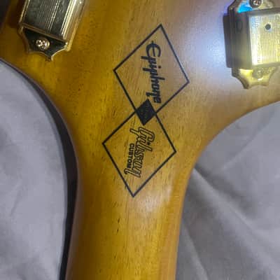 Epiphone '58 Korina Flying V 2023 - Aged Natural (White Pickguard) image 11