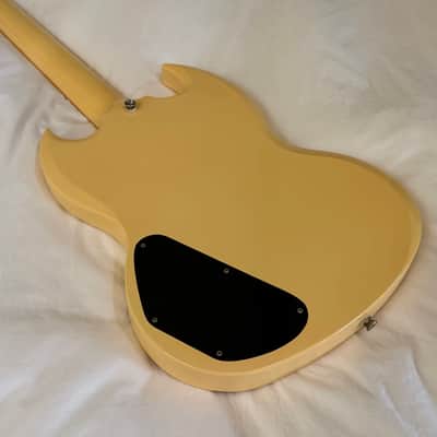 2010 Gibson Epiphone (G-400) SG Les Paul Custom Three Pickup - Made in Korea (MIK) - Antique Ivory - Free Pro Setup image 10