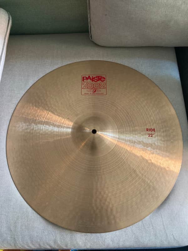 Paiste 22" 2002 Ride Cymbal image 1