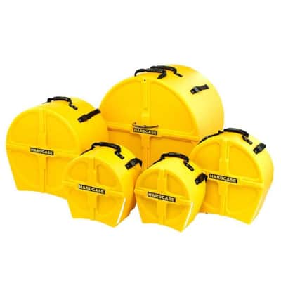 Hardcase Drum Case Set Yellow HSTANDARD-YELLOW image 2
