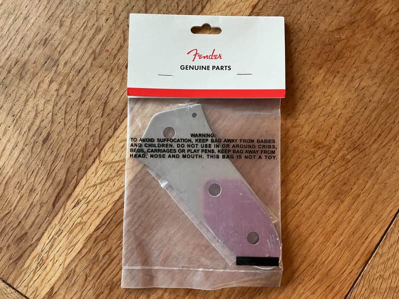 Fender American Vintage '62 Jazz Bass 3 Hole Control Plate - Chrome image 1