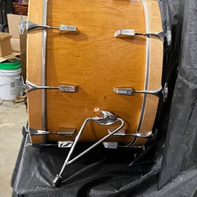 Sonor Phonic 1978  14"x22" Bass Drum - Natural Beech image 3