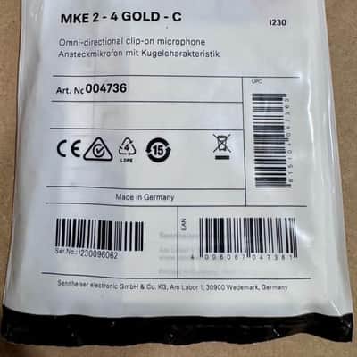 Sennheiser MKE 2-4 GOLD-C - Black image 1