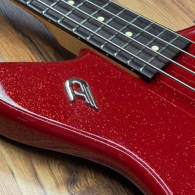 Duesenberg Kavalier Bass - Red Sparkle image 9