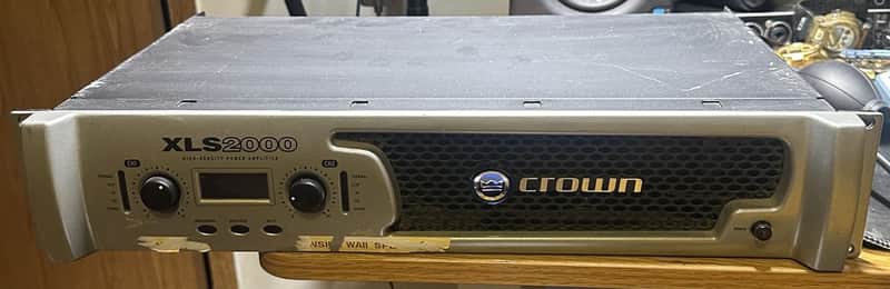 Crown XLS 2000 2-Channel High Density Power Amplifier 2010s - Silver image 1