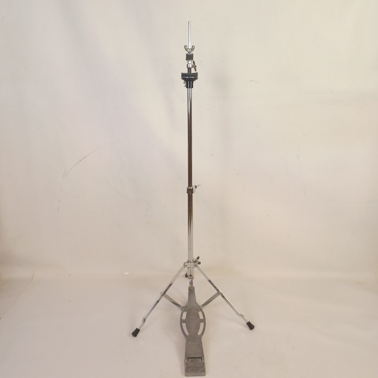 Ludwig 1123 Atlas Hi-Hat Cymbal Stand Chrome USA Spur-Lok Direct-Pull Vintage60s — main photograph