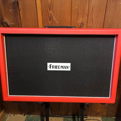 Friedman JEL-212 Jake E. Lee Signature 130-Watt 2x12" Guitar Speaker Cabinet 2024 - Present - Red image 1