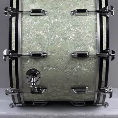 Rogers 22/13/16" 60's Fullerton-Era Holiday Drum Set - White Marine Pearl image 6