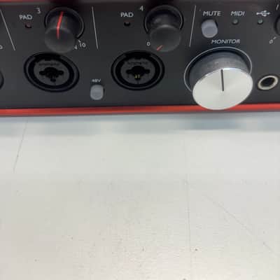 Focusrite Scarlett 18i8 2nd Gen USB Audio Interface 2016 - 2018 - Red / Black image 4
