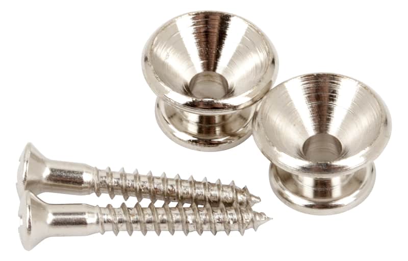 Fender Pure Vintage Strap Buttons Nickel Pair image 1