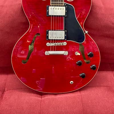 Gibson ESDT-335 Dot Reissue Semi-Hollow Body 2002 - Cherry w/ Case image 6