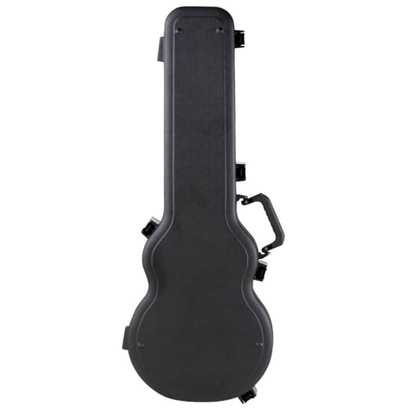 SKB Cases Les Paul Guitar Hardshell Case with Arch Top Design, TSA Latch, Over-Molded Handle, EPS Foam Interior, and Accessories Compartment image 1
