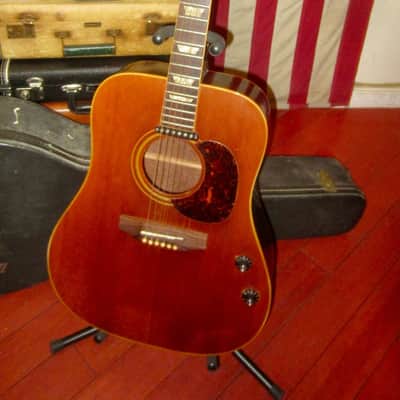 1970 Gibson J-160E Natural w/ Original Hardshell Case image 2