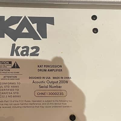KAT Percussion KA2 1x12 200w Digital Drum Amp 2010s - Silver image 3