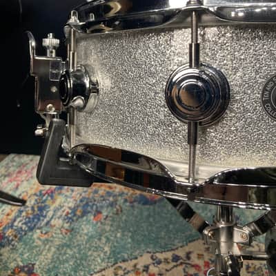 Russ McKinnon's Tower of Power, Joe Cocker, Elton John, DW 5x14" Collector's Maple Snare Drum 2005 - Silver Sparkle image 18
