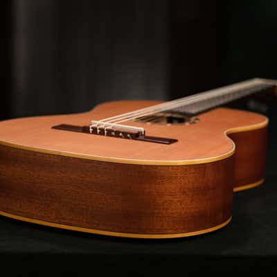 Ortega R122-7/8 Family Series Cedar Top Mahogany Neck 7/8-Size Nylon 6-String Classical Acoustic Guitar w/Gig Bag image 15