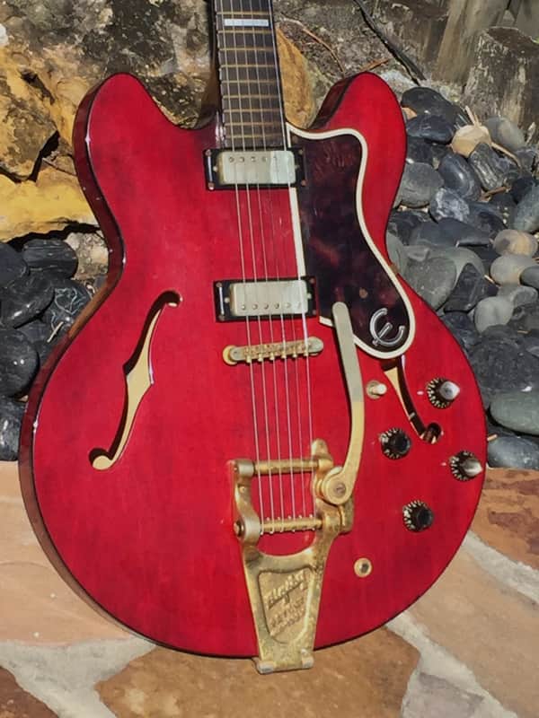 Epiphone E212TV Sheraton “Special Order” 1967 See Thru Cherry image 1