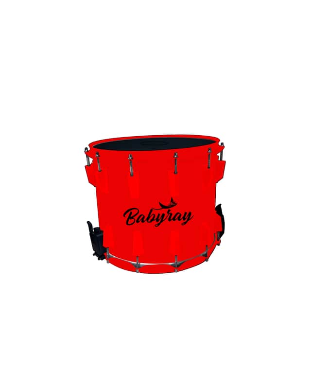 Babyray BattleX Trap Snare 2023 - Maple & Acrylic Fiber Glass image 1