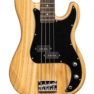 Stagg SBP-30 Standard "P" 4-String Electric Bass Guitar - Natural image 5