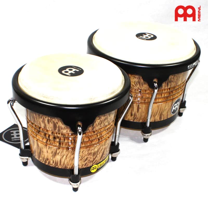 Meinl Marathon Designer Bongos 6 3/4-8in - Leopard Burl image 1