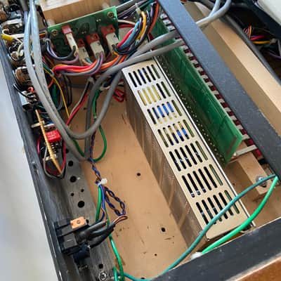 Rhodes Chroma 64-Key 16-Voice Polyphonic Analog Synthesizer 1982 - 1984 - Black w/ Wood Sides image 21
